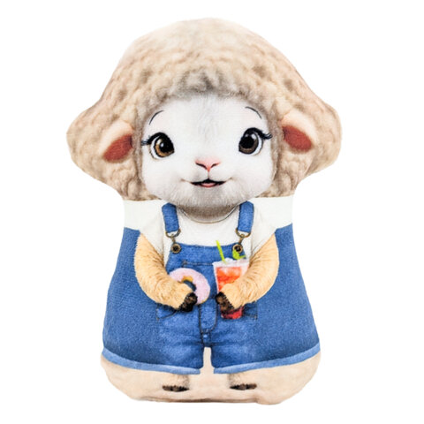 Игрушка мягкая "ОВЕЧКА В КОСТЮМЕ", 20 см, ассорти, 6 видов, WOOZOO (ВУЗУ), 667810