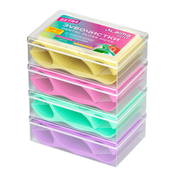 Зубочистки-флоссеры с зубной нитью "200 шт. (4х50 шт.) + 20 в подарок!", ВКУС МЯТЫ И ФРУКТОВ, LAIMA DENT, 609408