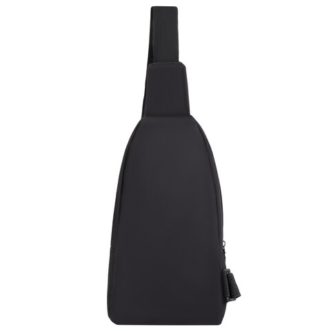 Рюкзак однолямочный HEIKKI PROMPT (ХЕЙКИ), 2 отделения, черный, 30х16х6 см, 273926