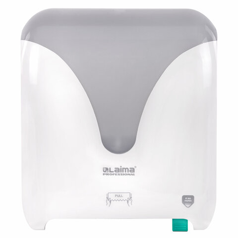 Диспенсер для полотенец в рулонах с автоотрезом листа EXTRA LAIMA PROFESSIONAL, (Система H1), 607765, 303052