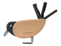 Мультитул в форме птицы «Bird», Цвет серебристый/натуральный