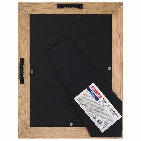 Рамка из мангового дерева BRAUBERG LOFT BROWN STONE, фото 13х18 см, стекло, 17х22 см, 391288