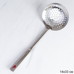 Шумовка 33х14 см нерж / UR-407 /уп 240/