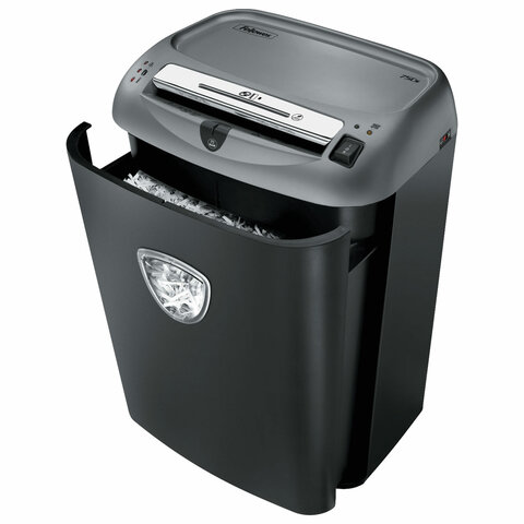 Уничтожитель (шредер) FELLOWES POWERSHRED 75Cs, 4 уровень секретности, фрагменты 4x38 мм, 12 л., 27 л, FS-46750