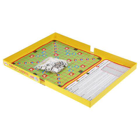 Игра настольная "Собери слово. Три кота", УМНЫЕ ИГРЫ, 93853, 4690590193853