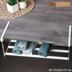 Полка подвесная регулируемая по длине 40-65 см / PPW-929 /уп 20