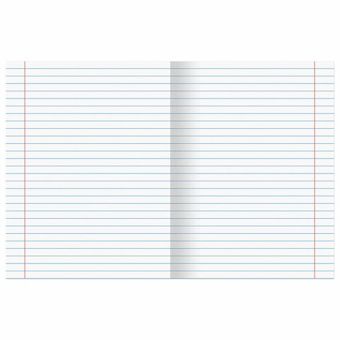 Тетради ДЭК 18 л. КОМПЛЕКТ 10 шт. с ЗЕЛЁНОЙ обложкой, ЮНЛАНДИЯ, линия, 106750