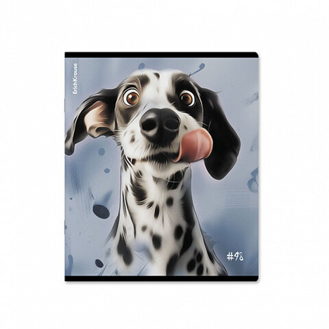 Тетрадь А5 48 л. ERICH KRAUSE, скоба, клетка, TWIN-лак, "Goofy" (микс в спайке), 64871