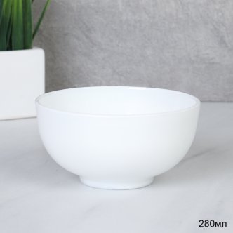 Пиала 280 мл ЛунаLY40 (white) /уп 144/ 751410