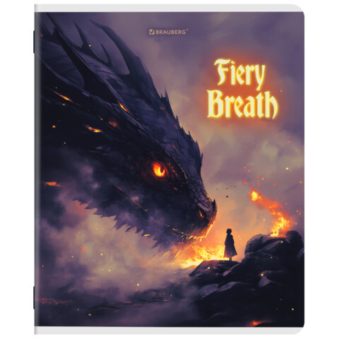 Тетради ДЭК А5 48 л. КОМПЛЕКТ 5 шт. BRAUBERG, скоба, клетка, TWIN-лак, "MAGICAL WORLD", 404947