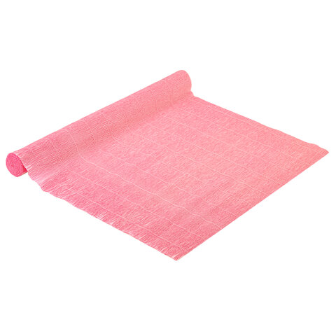 Бумага гофрированная/креповая (ИТАЛИЯ) 180 г/м2, 50х250 см, светло-розовая (549), BRAUBERG FIORE, 112648