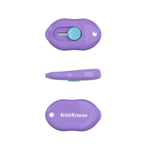 Нож канцелярский ERICH KRAUSE Cloud Mini Pastel, корпус ассорти, 62755