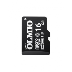 Карта памяти microSDHC 16GB Class 10 UHS-I, без адаптера, OLMIO