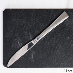 Нож столовый 1 штука Серебро Сюита Глянец / MJK1 /уп 100 /410/