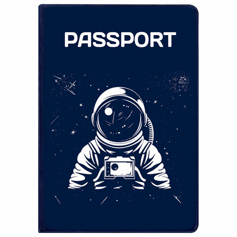 Обложка для паспорта "Cool Mix 2", 10 дизайнов ассорти, цветной принт, ПВХ, STAFF, 238859