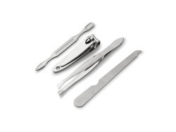 Маникюрный набор «LOPEZ», Цвет серебристый/прозрачный