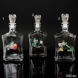 Графин 500 мл АнтеннаАрмейские приколы /уп 20/