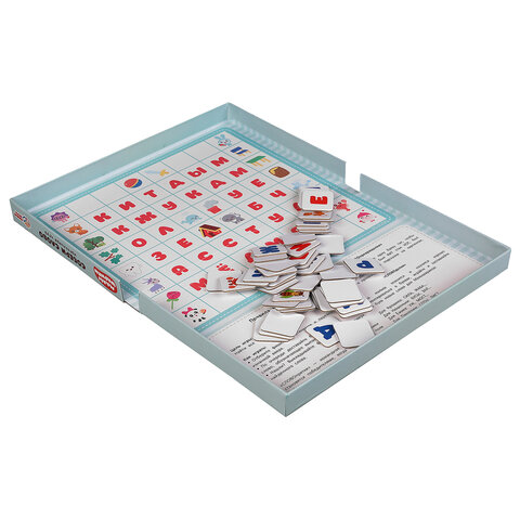 Игра настольная "Собери слово. Малышарики", УМНЫЕ ИГРЫ, 20269, 4630115520269
