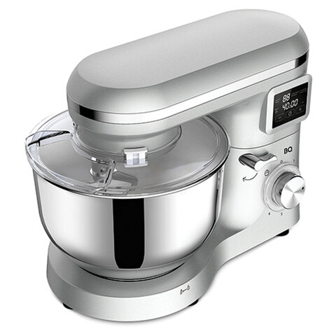 Миксер планетарный BQ (БИ-КЬЮ) MX640, 1600Вт, 6 скоростей, 3 насадки, металлическая ч, 86194435