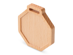 Медаль из бука «Octagon», Цвет натуральный