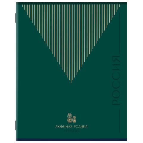 Тетрадь А5, 48 л., STAFF, скоба, линия, офсет №2 ЭКОНОМ, обложка картон, ТЕМНАЯ, 405629