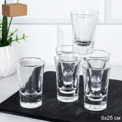 Стопка 6 штук 25 мл / HY5030-1 /уп 48/