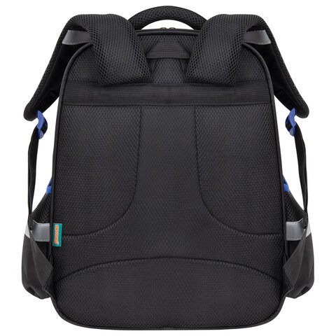 Рюкзак SNOOBAG (СНУБЭГ) FLOSSY, 2 отделения, 3 кармана, "Гонки", объемный дизайн, 40х28х18 см, 274442