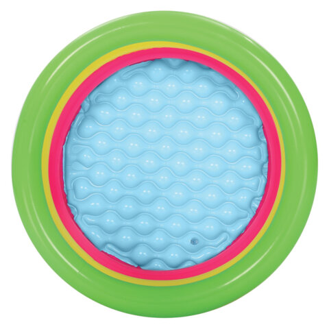 Надувной бассейн детский "Лето" с надувным дном, 70х24 см, 41 л, от 2 лет, BESTWAY, 51128