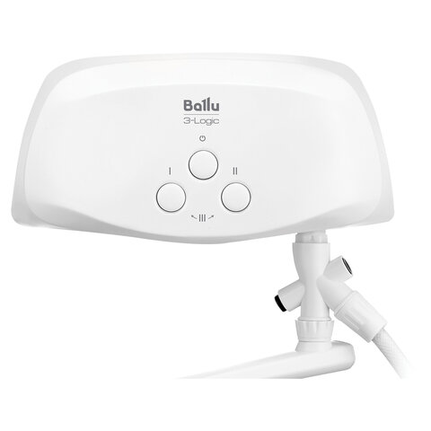 Водонагреватель проточный электрический BALLU 3-Logic TS, ненапорный 6,5 кВт 3,7л/м к, НС-1588894