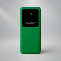 Внешний аккумулятор «Kris Soft Touch», 10 000 мАч, Цвет зелёный