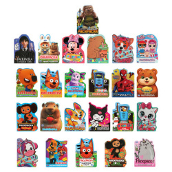 Книжка-раскраска с вырубкой в виде персонажа, "ЛИЦЕНЗИОННЫЕ СЮЖЕТЫ", ассорти, 210х285 мм, 16 страниц, УМКА