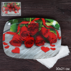 Блюдо прямоугольное глубокое 29,5х21 см В / S445012C -Y044 /уп 12/ 712811