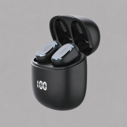 Беспроводные наушники с микрофоном Air Buds Pro, TWS, BT 5.3, LED, 300 мАч, Цвет черный