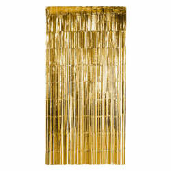 Дождик-занавес для праздника и фотозоны, длина 2 м, ширина 1 м, золотистый, ЗОЛОТАЯ СКАЗКА, 592050