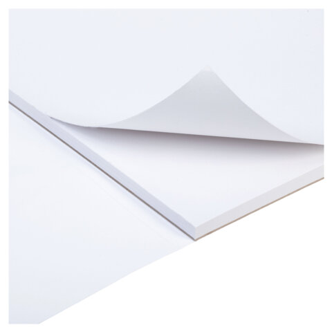 Альбом для рисования А4 20 л., склейка, подложка, бумага 220 г/м, HATBER, "Счастливые мурчалки", 090056, 20А4лтAк_33358