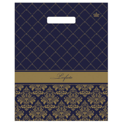 Пакет с вырубной ручкой, 37х30 см, "Перфекто Вензель", 90 мкм, н00153471