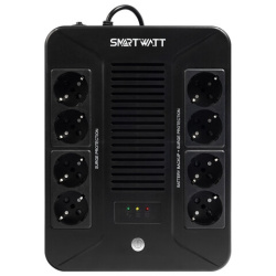 Источник бесперебойного питания SMARTWATT UPS SAFE PRO 850, 850 ВА (510 Вт), 8 розеток, 3703020270005