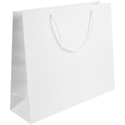 Пакет бумажный Plat L, белый, 43x35x12 см