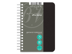 Бизнес - блокнот А6 «xPro», Цвет черный