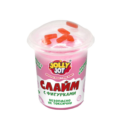 Слайм с фигурками, вкусняшки, 200 г, НАБОР 6 шт., JOLLY JOT, 666670