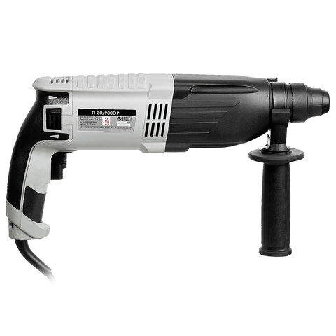 Перфоратор сетевой, 900 Вт, 1050 об/мин, 5100 ударов/мин, патрон SDS+, ИНТЕРСКОЛ П-30/900ЭР, 86.1.0.00
