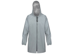 Дождевик светоотражающий «Sunny reflector» с чехлом, Размер XL-2XL, Цвет серый светоотражающий