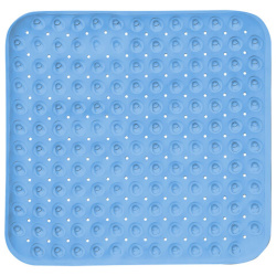 Коврик для ванны/душевой противоскользящий 54х54 см, "Полусферы", прозрачный, ПВХ, PRIMILA (ПРИМИЛА), 700369