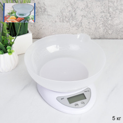 Весы кухонные электронные 5 кг с чашей 800 мл / VCH5 /уп 40/