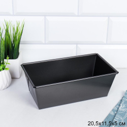 Форма для выпечки Кекса и хлеба 11,5х20,5 см/ ШТУЧНО / HT116 /уп 24/