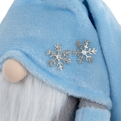 Украшение новогоднее интерьерное 17 см "Волшебный Гном", полиэстер, ЗОЛОТАЯ СКАЗКА, 592525