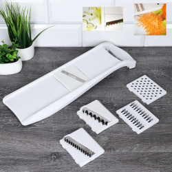 Терка для овощей и корейской моркови с 5 насадками 35х10см / G-15 /уп 60/ 0,162