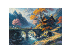 Деревянный пазл «Wonderhouse», Цвет разноцветный