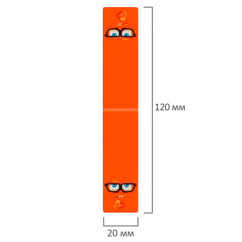 Закладки для книг МАГНИТНЫЕ, "АССОРТИ 5 ДИЗАЙНОВ МИКС", набор 6 штук, 60x20 мм, FUNSTER, 116652