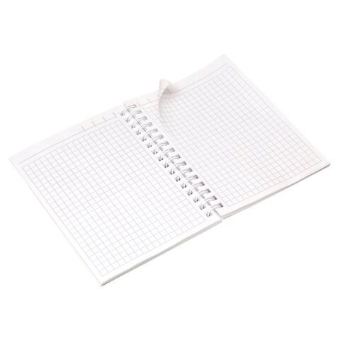 Блокнот МАЛЫЙ ФОРМАТ А6, 80 л., гребень, бумвинил "METALLIC", клетка, HATBER, коричневый, 086312, 80ЗК6бвВ1гр